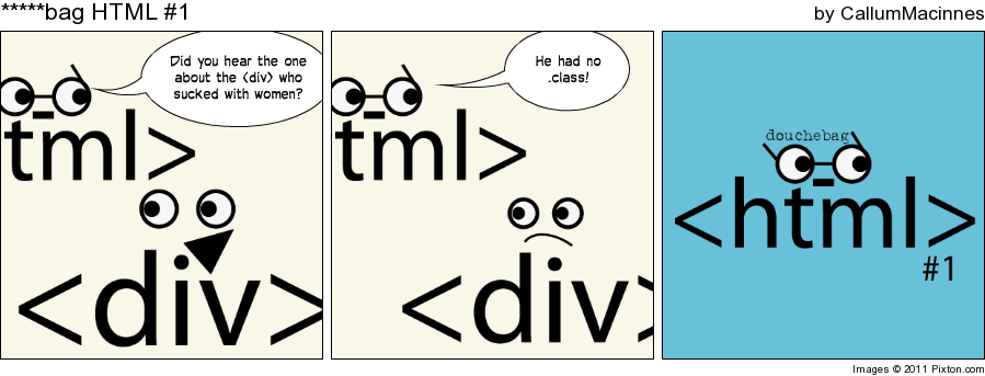 HTML comic